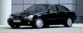 luxury Mercedes limousine with guide driver